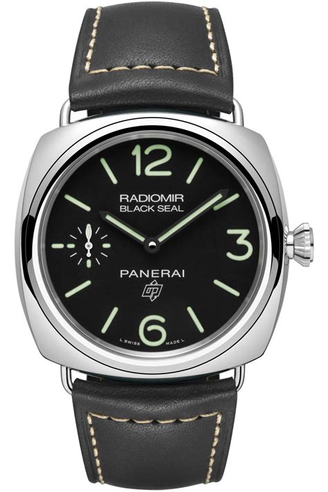 black seal panerai radiomir|Panerai radiomir black seal ceramic.